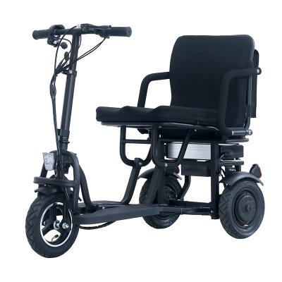 China Factory price 36v 350w passenger electric tricycle electric folding 3 wheel adult tricycle for sale