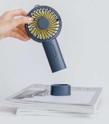 China Mini Fan 1200mah Large Battery Outdoor Handheld Portable Desktop USB Rechargeable Fan for sale