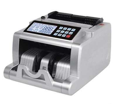 China Bank Currency Counting Machine AL-6500 Restaurant Ultraviolet/Magnetic Automatic Display LCD Detection Note Counter for sale