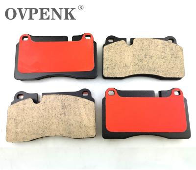 China Modified Brake Pads for Narrow OEM 420698451B 4L0698451B 420698451C D1155 R8 Brembo Leather GT4 F50 / Friction Coefficient 0.6 for sale