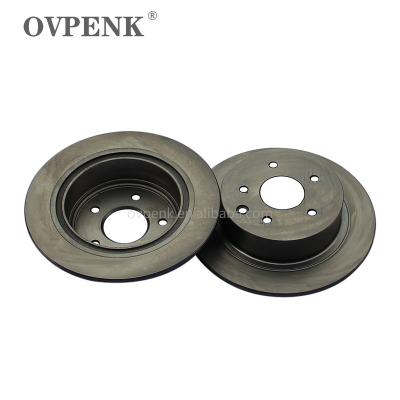 China TH250 /G3000 Rear Brake Steel Disc For 2012 nissan Qashqai J10/TeanaJ32/Tiida C12 Sylphy Z12 (C11X) Auto Parts 43206-JE20A/43206-1KA3A/43206-ZX00A for sale