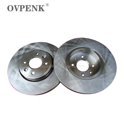 China Steel TH250 /G3000 Front Brake Disc For Renault Megane Kangoo Scenic 4WD 7701206118/7701205086/7701205230 auto part for sale