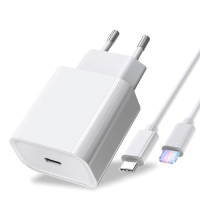 China Good Price 20W Smart Mobile Phone Us Plug USB-C Type C Palladium Wall Charging Fast Power Adapter For Iphone 11 12 13 pro max for sale