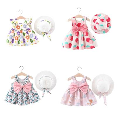 China Wholesale Fashion Casual Dress Anti-wrinkle Beautiful Children Girls Kids Factory Summer Baby Girl Cotton Dress for sale