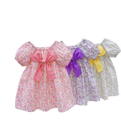 China High Quality Anti-wrinkle Kid's Girls Dresses Summer Dress For Baby Kids Girls Dresses for sale