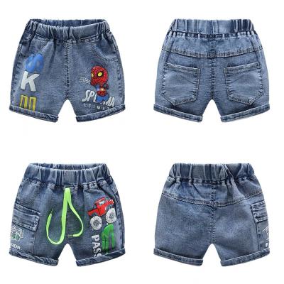 China Wholesale Color Fade Proof Fashion Quality Children Boys Kids Short Pants Oxford Skinny Jeans Wholesale Denim Pants for sale