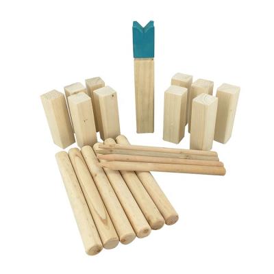 China wooden kubb game and viking kubb game for outdoor play for sale