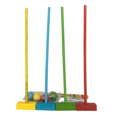 China Garden wooden croquet with wooden balls and wooden croquet set for sale