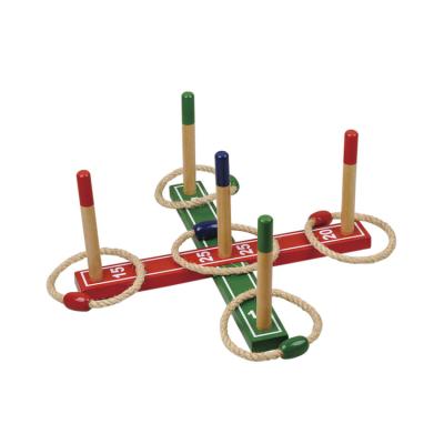 China Garden Giant Wooden Target Ring Toss Game for Kids Toys Outdoor Rings of Rings Game Set for sale