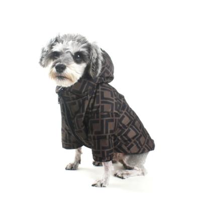 China New Design Winter Luxury Dog Jacket Stripper Dog Coat Stocked Warm Dog Clothes for sale