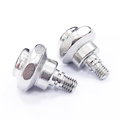 China Hex Head Customized High Quality Corrosion Resistant Hex Head Screws Stainless Steel Three Bracket Slotted Non Standard Screws for sale