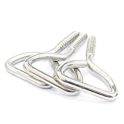 China Iron Customized High Quality Eco-Friendly Nickel Compliant With RoHS Thread Self Tapping Screws Wood Triangle Lifting Ring Screws for sale