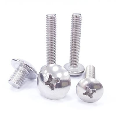 China Truss GB 973 Crosss Recessed Mushroom Screws, Machine Phillips Mushroom Umbrella Truss Head Machine Screws for sale