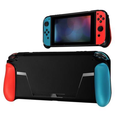 China For Nintendo Switch For Nintendo Switch Case Silicone Anti-drop Nintend Switch Case Protective Shell With Ergonomic Game Card Slot Grip for sale