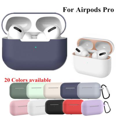 China For AirPods Pro Silicone Cover Case For Apple Airpods Pro Case Bags Blue Tooth Case For Airpod 3 For Air Pods Pro Earphone Accessories Skin for sale