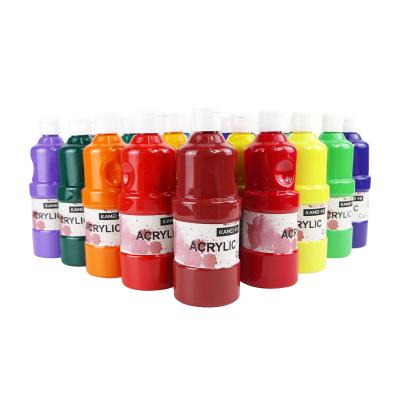 China DIY Art KAMEI Selling 250ml Non-Toxic Bright Acrylic Pigment In Customizable Colors For Kids Drawing for sale