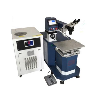 China Hotels 300w 200w 400w microscope speed z table spot metal fiber mold repair laser welding x/y spinning machine for mold repair for sale