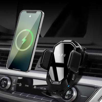 China Auto Fixer With Touch Sensor 15W Touch Sensor Radio Charging Auto Fixer Car Mounts Car Phone Holder Wireless Charger For Car for sale