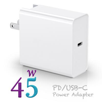 China Mini Quick Type C PD Wall Charger Mobile Phone Charger 45W EU USA R-U USB CE Certified USB Power Supply For Mobile Phone Laptop for sale