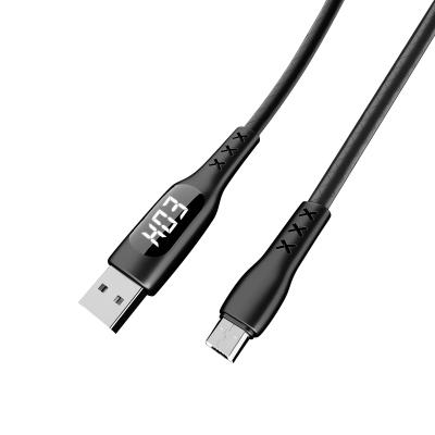 China 2.4A 2.4A Fast Charging Type C Fast Charging Power Timing Micro Usb C Android Digital Display Charging Cable USB Data Cable Digital Display Cable for sale