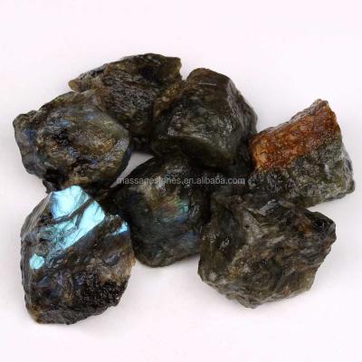 China Natural China Labradorite Fine Rough Stone for sale