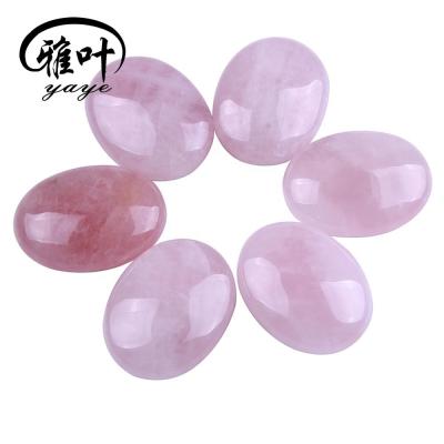 China Europe Factory Price Egg Shape Crystals Rose Quartz Riki Healing Crystal Tumbled Natural For Gifts for sale