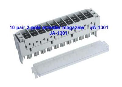 China 10 pair 2 pole Overvoltage Protection Magazine for Krone lsa Module for sale