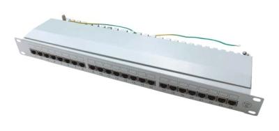 China Cat5e 24 Ports Patch Panels - Shielded Type for sale