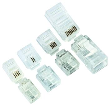 China Modular Plug RJ-45 for Twisted Pair, Category 5 modular connectors for sale