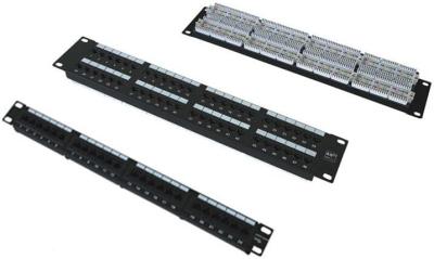 China 24 ports Cat5e patch panel , Patch Panel Cat 5E 24 puertos for sale