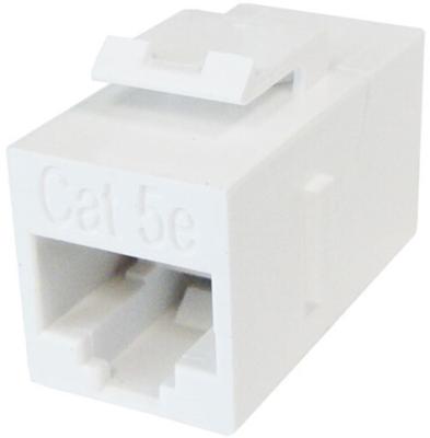 China CAT 5E Inline Coupler, Unshielded, Snap-In w/Keystone Latch for sale