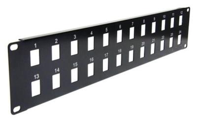 China Blank Ethernet Rackmount Patch Panel for sale