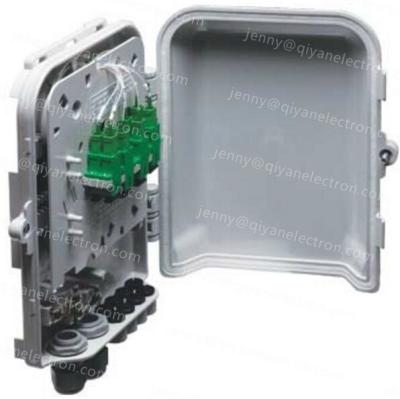 China 8-Port Wall or Pole Mountable Outdoor Waterproof plastic Fiber Optic Distribution Box for sale