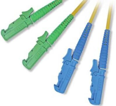 China E2000 Fiber Optic Patch Cord with E2000 fiber optic connectors for sale