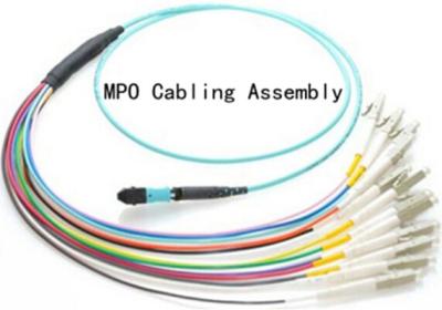 China MTP/MPO Fiber Optic Harness Fan-out/Breakout Cable simplex/duplex singlemode multimode for sale