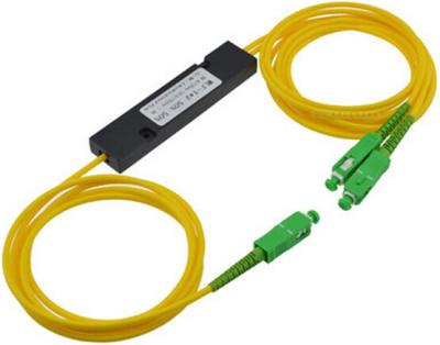 China Plastic ABS box Splice/Pigtailed Planar lightwave circuit (PLC) Splitters (1xN,2xN) with SC/LC/FC/ST connector for sale