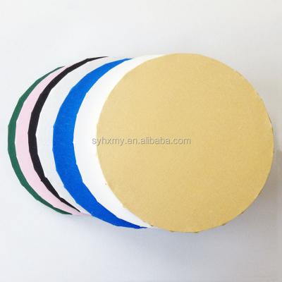 China Inkjet Printing Colorful Round Canvas Painting Back Clip Stretched Canvas Paintings for sale