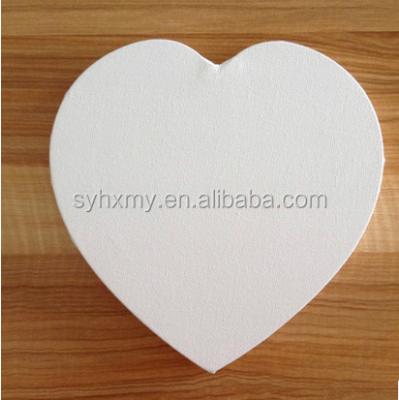 China Inkjet Printing Heart Shaped Canvas Wholesale Stretched Canvas For Oil Painting for sale