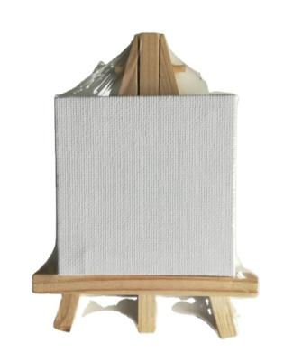 China Painting 20*20cm For Studio Painting Artist Wholesale Empty Stretched Canvas White High Quality Cotton for sale