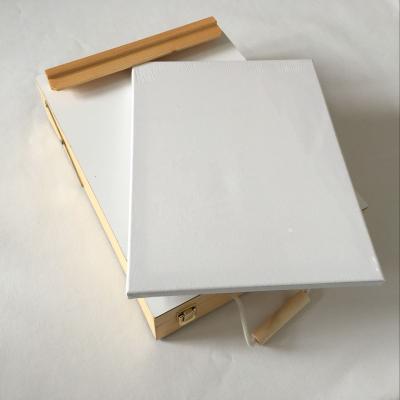 China 2020 Hot Wholesale Wooden Artists Storage Box Wooden Organizer for Brushes Drawing Pencils for sale