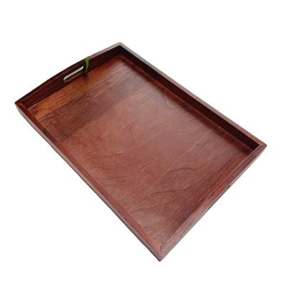 China HOT Europe 2020 Wholesale Craft Wooden Trays Handmade High Quality Universal Rustic Wooden Serving Tray for sale