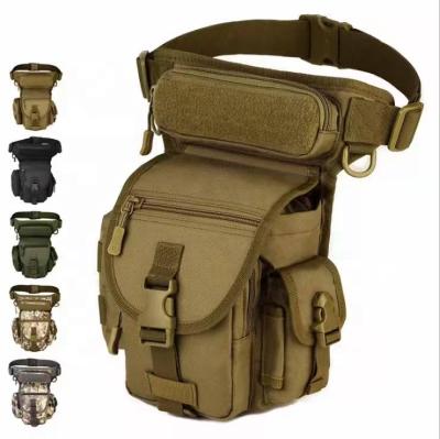 China Water Proof Waterproof Outdoor Camouflage Military Army Hunting Military Motorcycle Hip Support Belt Thigh Leg Bag Tactical Waist Bag for sale