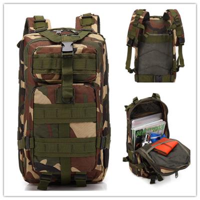 China MOQ 30L Oxford Waterproof Wholesale Travel Waterproof Cheap Sports Low Hiking Rucksack Tactical Rucksack For Man for sale