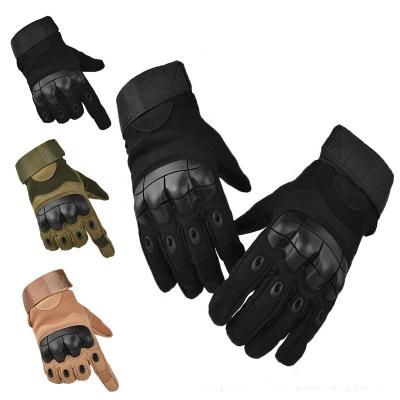 China MOQ Anti-Slip Tactical Low Army Military Outdoor Gloves With Knukcle And Fingers Rubber Posterior Protective Softshell for sale