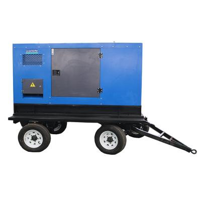 China rainproof diesel generator canopy 30kw 40kw 50kw with wheels LT-30GF for sale