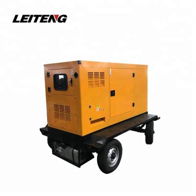 China water cooled diesel genset trailer generator price for sale