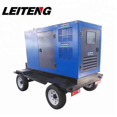 China Water cooled emergency diesel generator commercial standby mobile diesel generators for sale for sale