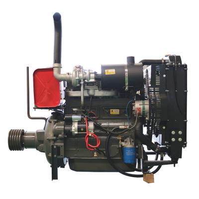 China 95HP 70KW Weifang Ricardo Water Cooled Engines Diesel Agricultural With Clutch And Pulley Belt 2000RPM for sale