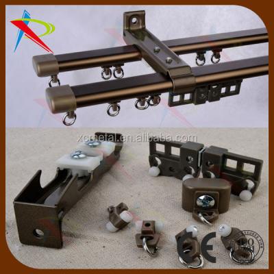 China Different kinds of colors curtain track metal curtain rail metal for you choices for sale