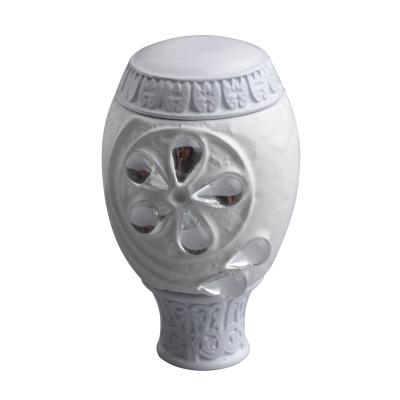 China Metal Manufacturer Curtain Rod / High Quality Painting White Decorative Pole End for sale